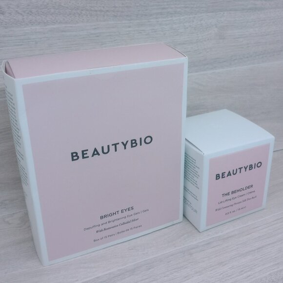 BEAUTY BIO The Beholder Lid-Lifting Eye Cream + Depuffing Eye Gels - Picture 2 of 4